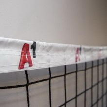 Brendirovanie (naneseniya reklamy sponsorov ) na sportivnyh setkah 2  www.GENBERG.by